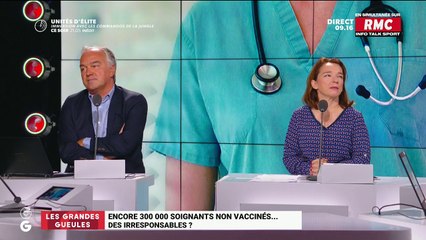 Encore 300 000 soignants non vaccinés, des irresponsables ? - 08/09