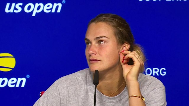 US Open 2021 - Aryna Sabalenka : The next match against Leylah Fernandez, we're going to talk what should I do to win her