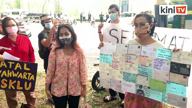 'Alasan isu keselamatan' - NGO serah memo HSKLU di SUK dikawal ketat polis
