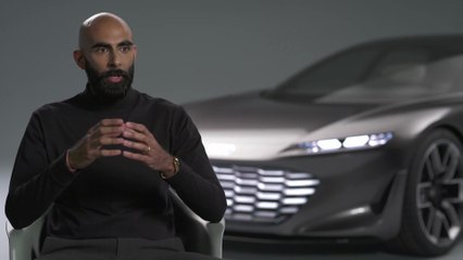The new Audi grandsphere concept - Interview Amar Vaya
