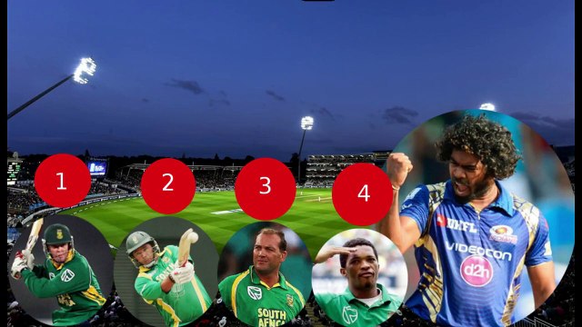 Lasith Malinga 4 Wickets in 4 Balls VS SOUTH AFRICA[HMS]