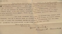 Una carta mecanografiada escrita en 1929 por Churchill se subastará en Londres el próximo 15 de septiembre