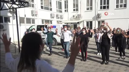 8 Eylül Dünya Fizyoterapistler Günü'nde mesaiye egzersiz yaparak başladılar