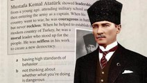 Rum Eğitim Bakanlığı, bir orta öğretim kitabındaki Atatürk sayfasının yırtılması için talimat verdi