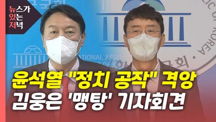 [뉴있저] "정치공작" 윤석열 '격앙'...김웅은 '맹탕' 기자회견 / YTN