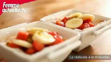 Vidéo : le clafoutis à la rhubarbe de Christophe Felder