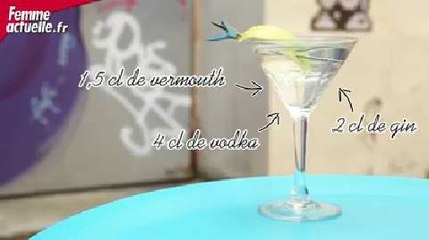 Le cocktail Vesper Martini en vidéo