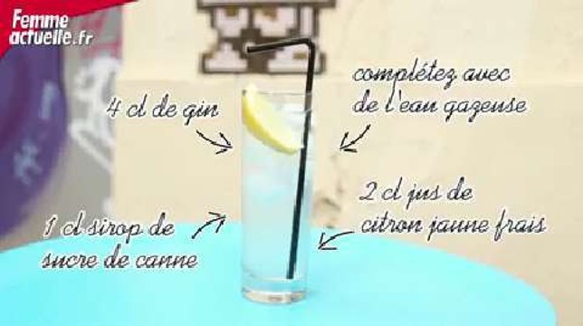 Le cocktail Gin fizz en vidéo !