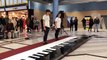 Italian Girls Playing big piano and Dancing