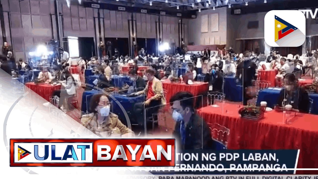 Pambato ng PDP-Laban para sa 2022 National Elections, inanunsyo