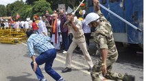 NonStop: Ranchi Police lathicharge on protesting BJP leaders