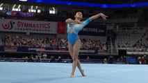 Leanne Wong - Floor - Day 1 - 2021 U.S. Gymnastics Championships