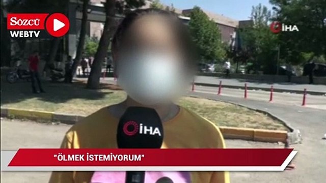 Boşanmak istediği kocası tarafından bıçaklandı: Ölmek istemiyorum