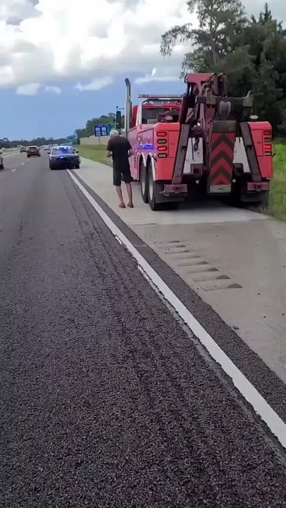 accident in the road