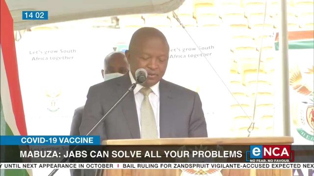 Mabuza says vaccine can solve our problems