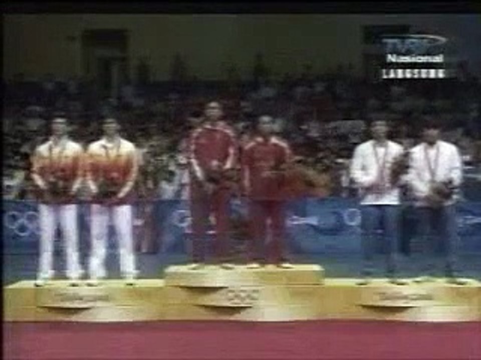 Indonesia's National Anthem Beijing Olympiade 2008