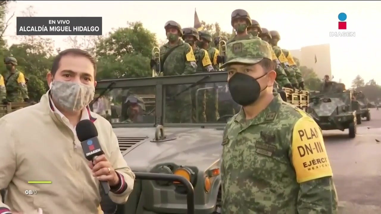Así se preparan las Fuerzas Armadas para el desfile militar del 16 de septiembre
