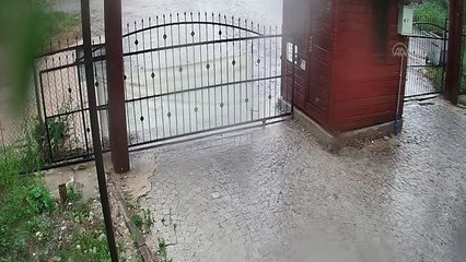 Son dakika haberi | Sel felaketi Erfelek Tatlıca Şelaleri'ni de vurdu