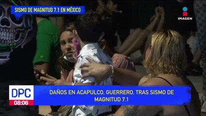 Sismo en Guerrero deja fuertes daños en Acapulco