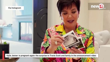 Kylie Jenner is pregnant again: the surprise to Travis Scott and family in the announcement video