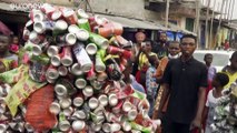 Il KinAct di Kinshasa, arte di strada dal riciclaggio dei rifiuti