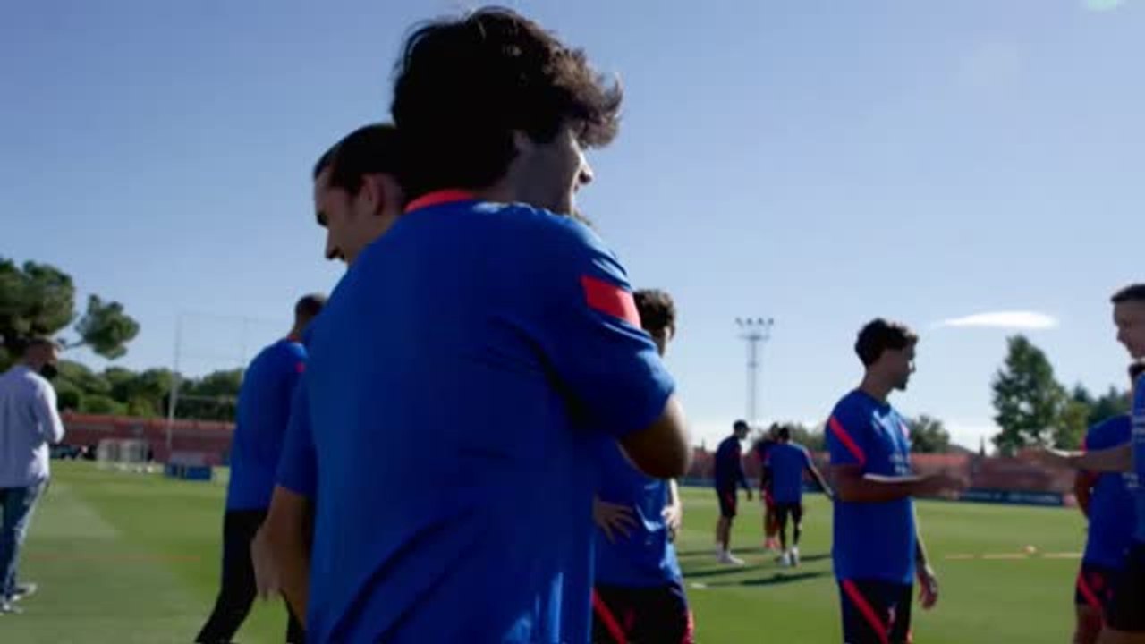 Griezmann se reencuentra con Simeone