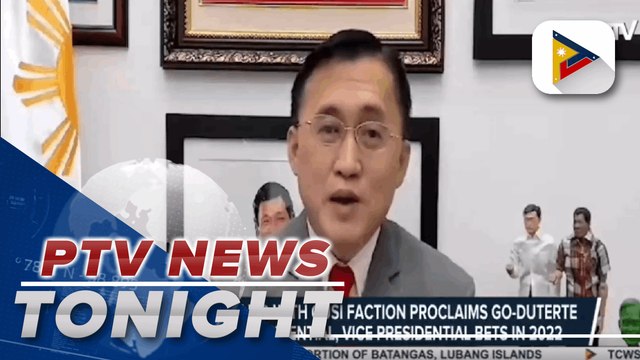 PDP-Laban allied with Cusi faction proclaims Go-Duterte tandem as presidential and vice presidential bets in 2022 polls | via @allanfranciscoreal