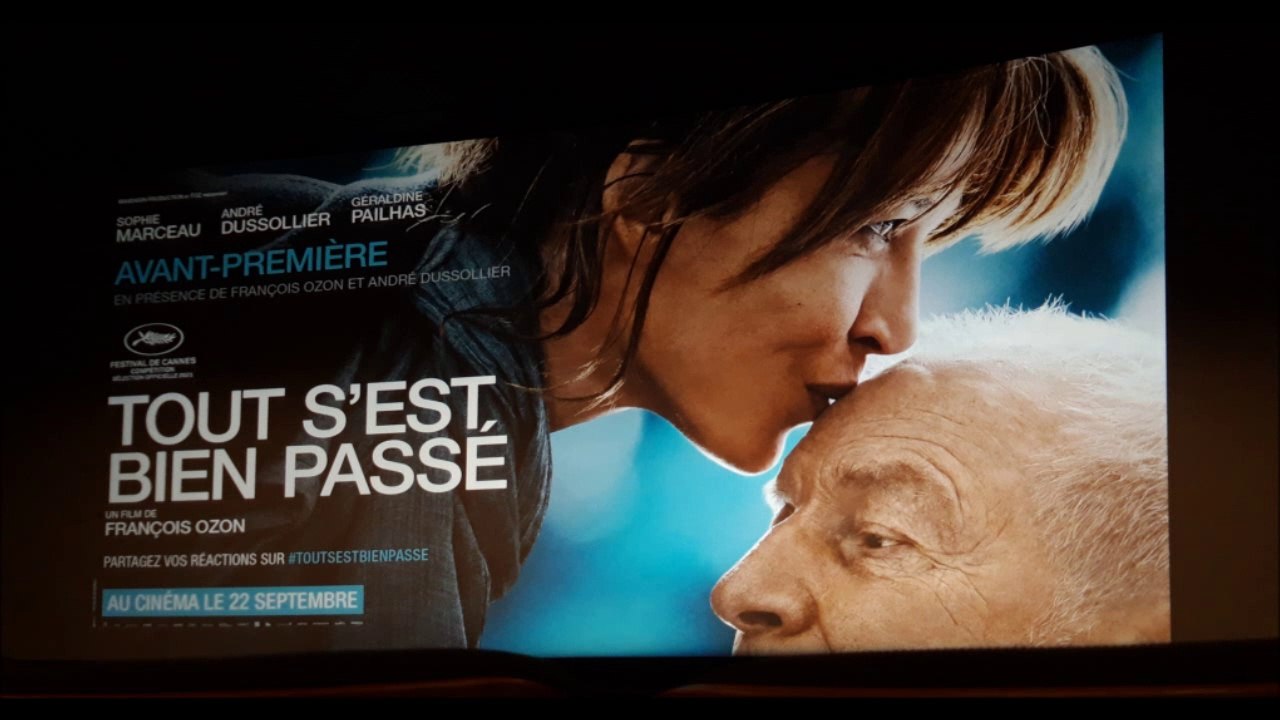 AP du film " TOUT S'EST BIEN PASSÉ " à UGC de Lille