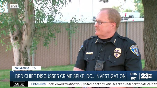 BPD Chief Greg Terry talks LIVE with 23ABC