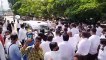 'अहम' की लड़ाई में बदला अनुरोध. .वकीलों का सड़क पर धरना, जयपुर रोड किया जाम