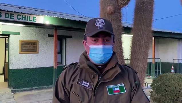 Carabinero chileno informa sobre presuntos militares bolivianos arrestados en su territorio