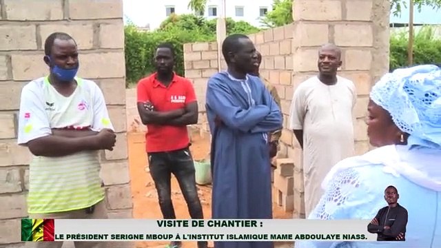 Institut Islamique Mame Abdoulaye Niass : Serigne Mboup visite le chantier