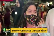 México: reportan al menos un fallecido tras terremoto de 7.1