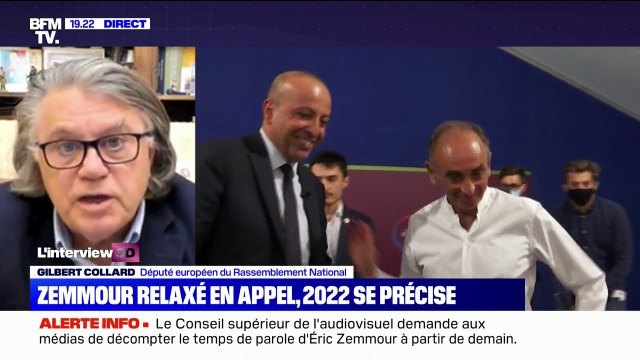 Gilbert Collard: S'il est réellement candidat, Éric Zemmour prendra des électeurs à tout le monde