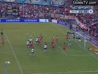 Independiente 2-0 Argentinos Juniors (1-0 Denis)