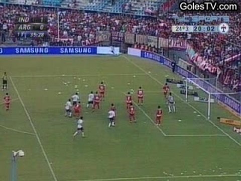 Independiente 2-0 Argentinos Juniors (1-0 Denis)