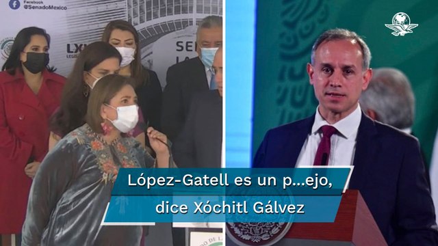 Xóchitl Gálvez estalla contra López-Gatell por dichos sobre vacunas a niños; lo llama p...