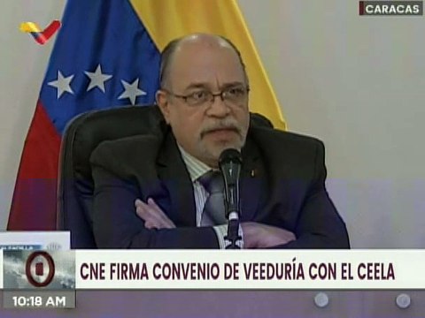 CNE y la CEELA suscriben acuerdo para el acompañamiento en las elecciones del próximo 21N