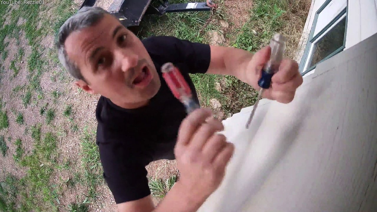 Bucket Buckles Under Falling Fella