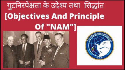 गुटनिरपेक्ष के सिद्धांत और उद्देश्य ||objective and principle of Nam||##शीत युद्ध 12th class 1st ch.
