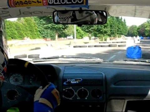 slalom de dole tavaux 2007 / 205 rallye N1 sébastien boiget