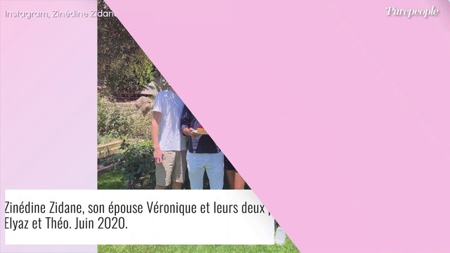 Zinédine Zidane : Détendu dans son fief avec Véronique et leur petit bébé