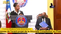 CCI  Cérémonie de Remise de l’avant-projet de la Nouvelle Constitution (3e) au Premier Minist...