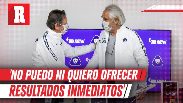 Mejía Barón en su presentación con Pumas: 'No puedo ni quiero ofrecer resultados inmediatos'