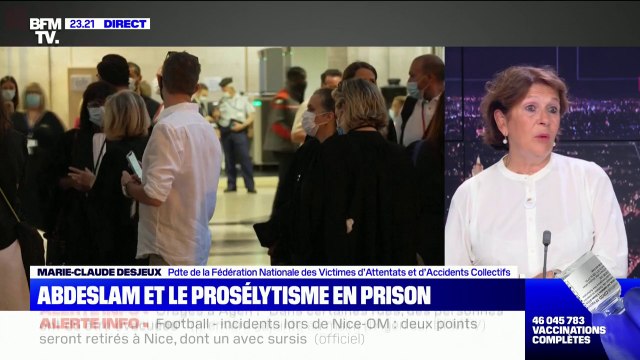Marie-Claude Desjeux (Fenvac): Salah Abdeslam a réussi à attirer l'attention sur lui aujourd'hui, mais ce n'est pas que son procès
