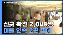 신규확진 2,049명...이틀 연속 2천 명대 / YTN