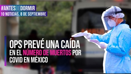OPS prevé una caída en el número de muertos por Covid en México