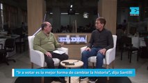 “Ir a votar es la mejor forma de cambiar la historia”, dijo Santilli
