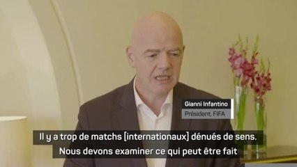 International - Infantino promet des décisions pour la fin de l'année pour une éventuelle Coupe du monde tous les deux ans