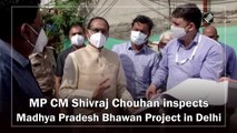 MP CM Shivraj Chouhan inspects Madhya Pradesh Bhawan Project in Delhi